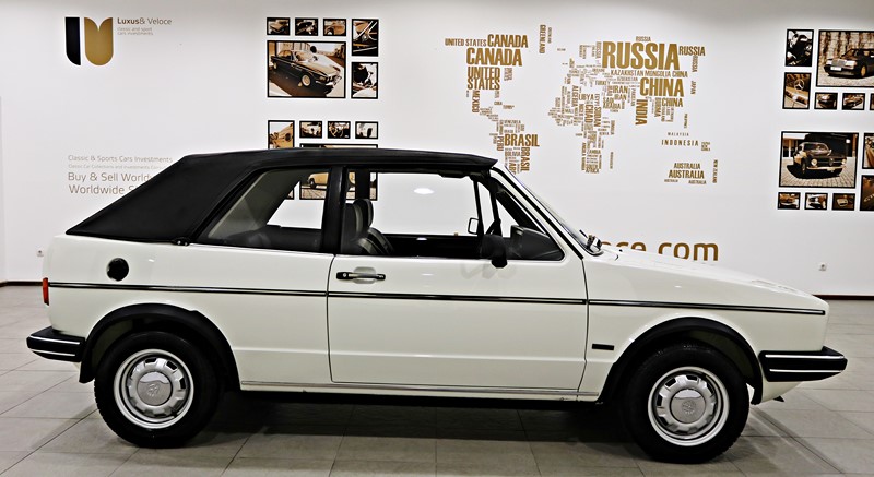 1981 VW Golf Cabriolet GLi  1.6 110HP - 102.300Kms